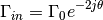 \Gamma_{in} = \Gamma_0 e^{-2j\theta}